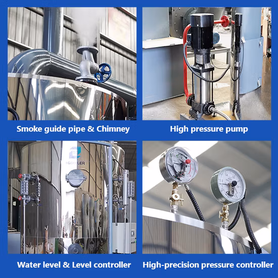 Caldaia a vapore a biomassa a pellet di legno di marca famosa Epcb per stabilimenti tessili